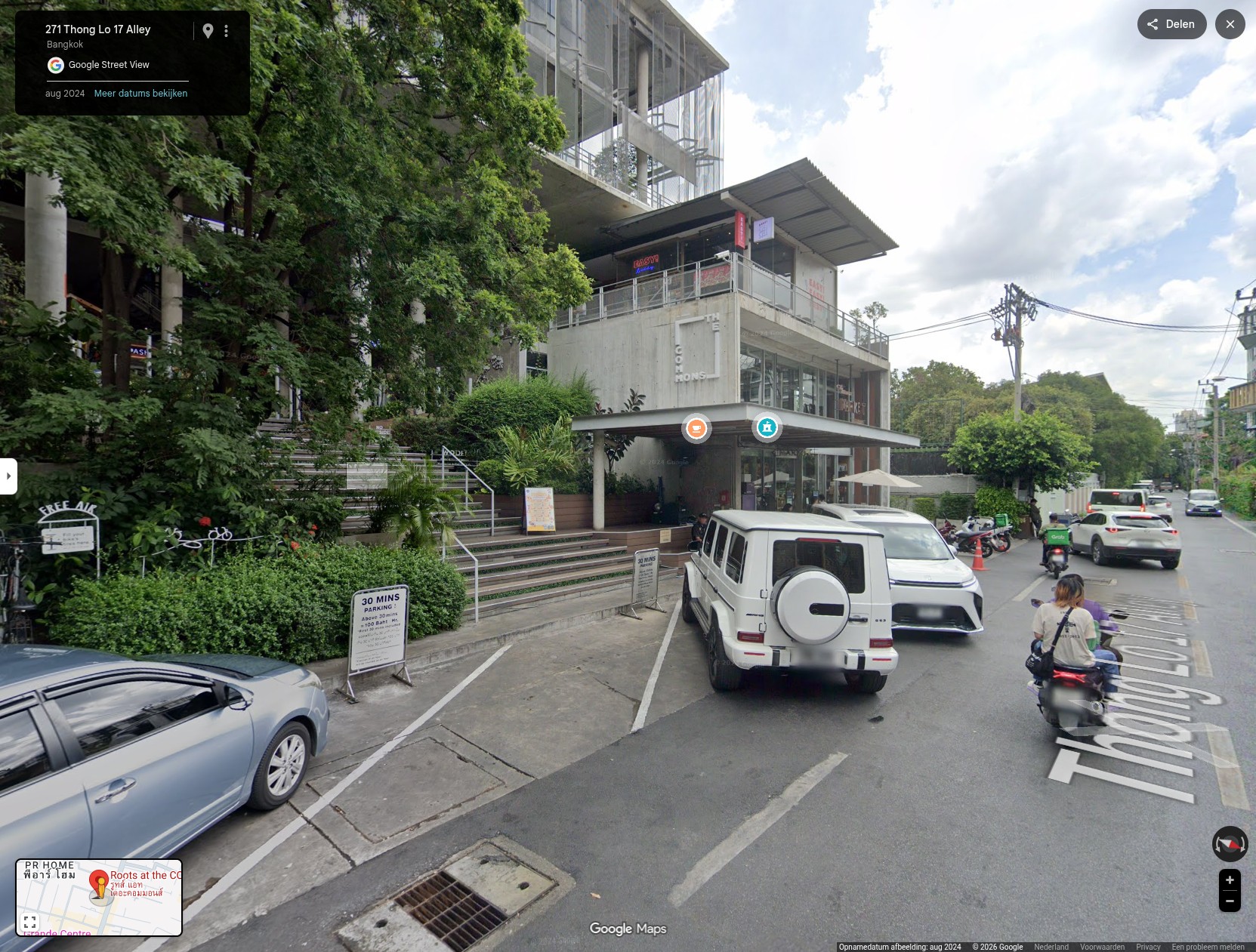 Street view of The Commons Thonglor, home of the Roots flagship café